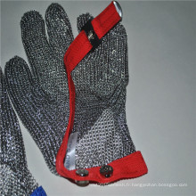 Gants de boucher anti-coupe en acier inoxydable